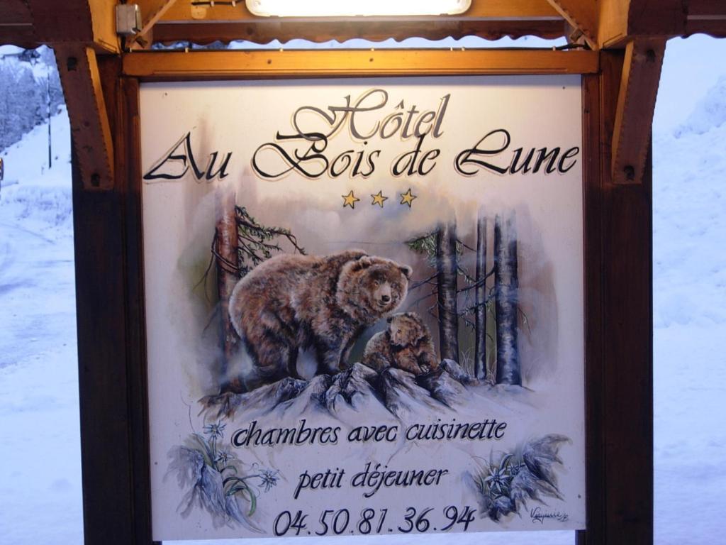 Au Bois De Lune Châtel Zewnętrze zdjęcie